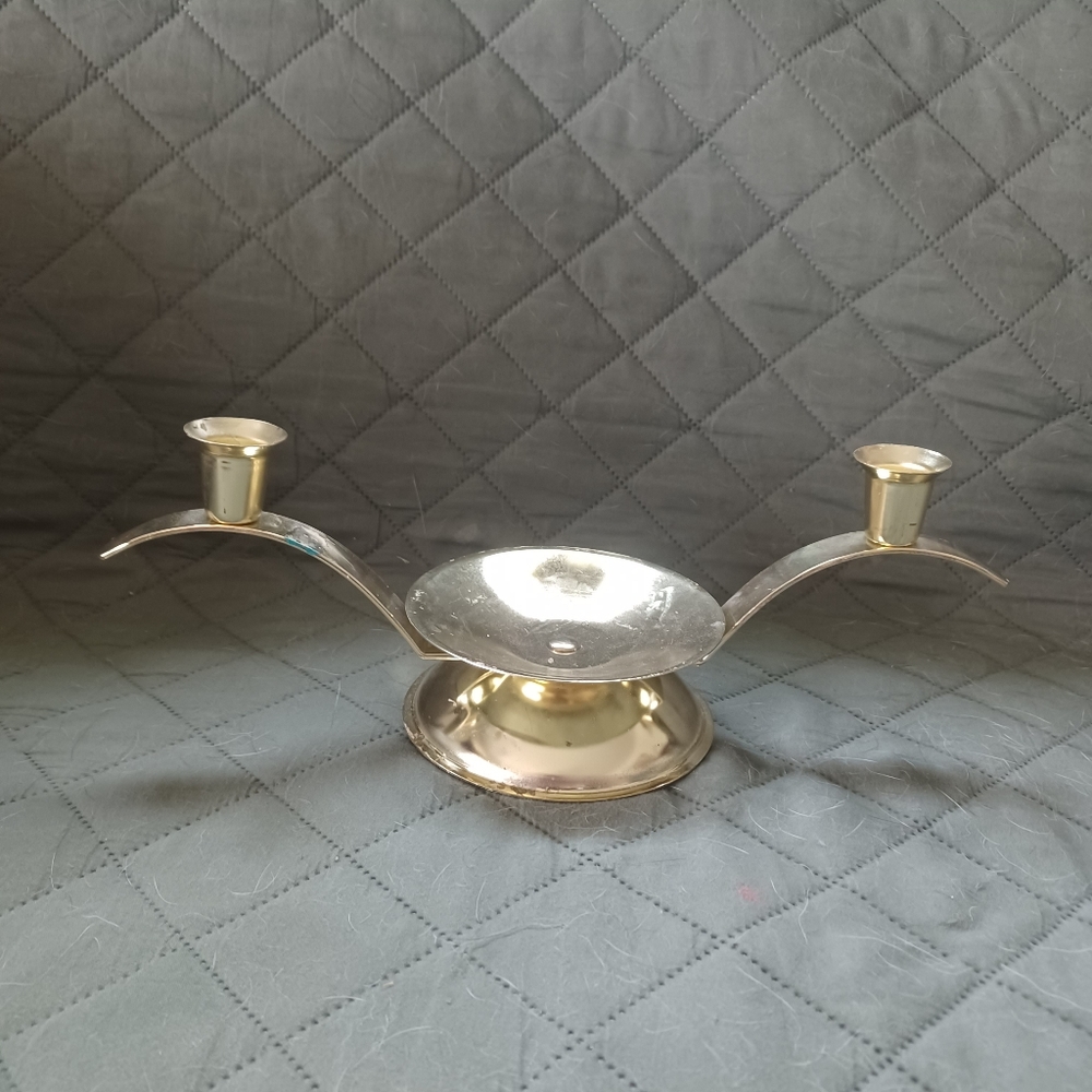 Brass Unity Candle Holder